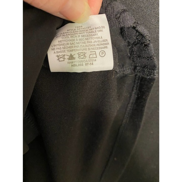 TORY BURCH Black Gabriella Lace Blouse Long Sleeve zip back Size Small - Picture 8 of 9